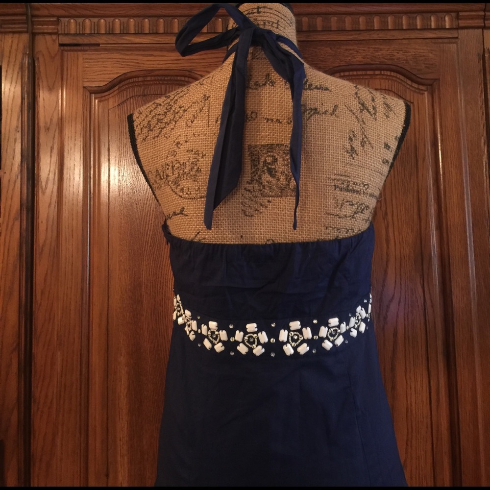 Ann Taylor Loft Keyhole Halter Dress - Picture 3 of 7